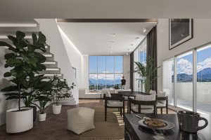 Appartement moderne à vendre à Chambéry, conçu par la CAN - Compagnie Architecture Nouvelle, optimisé pour confort et design