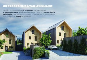 Appartement moderne à vendre à Chambéry, conçu par la CAN - Compagnie Architecture Nouvelle, optimisé pour confort et design