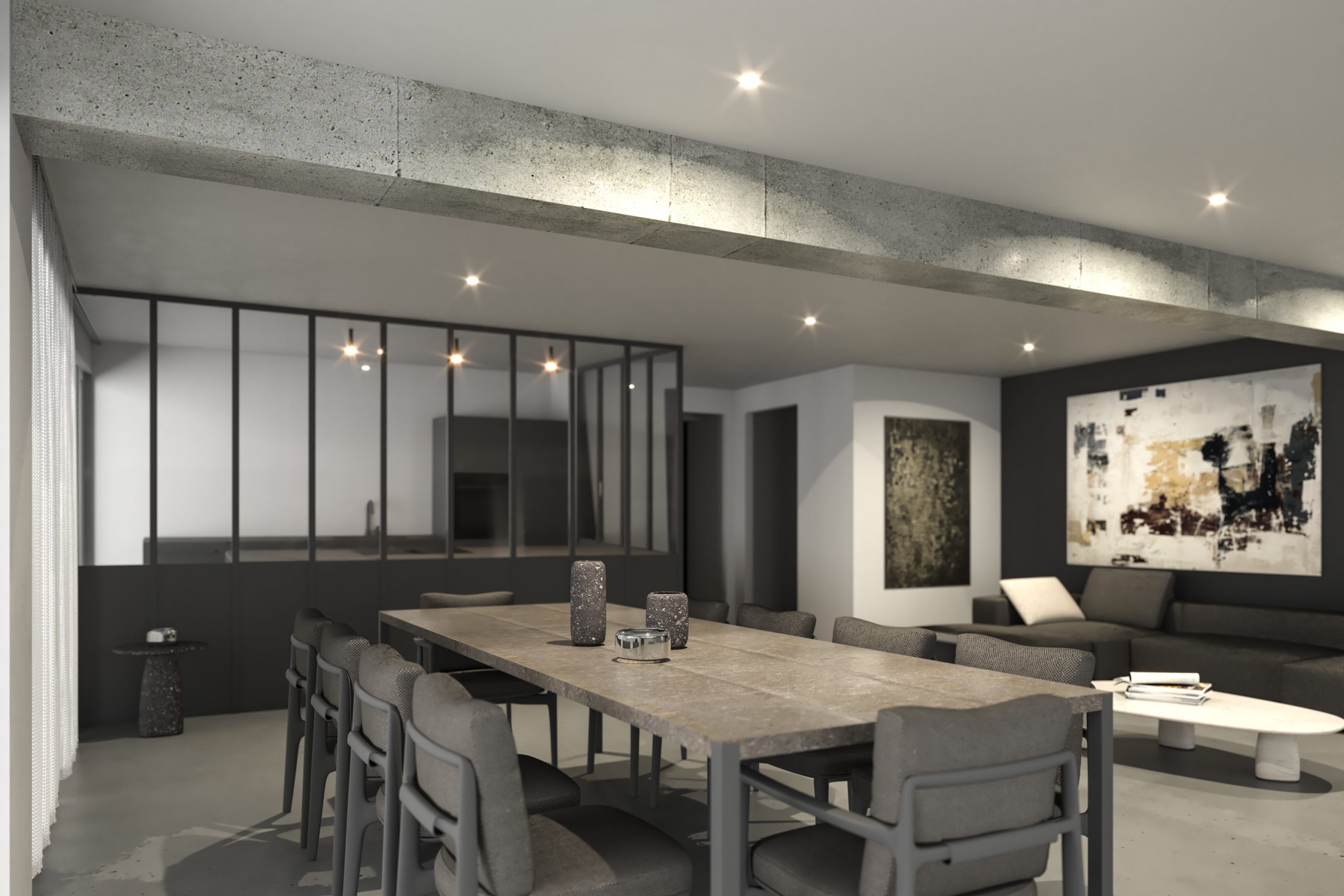 Appartement moderne à vendre à Chambéry, conçu par la CAN - Compagnie Architecture Nouvelle, optimisé pour confort et design